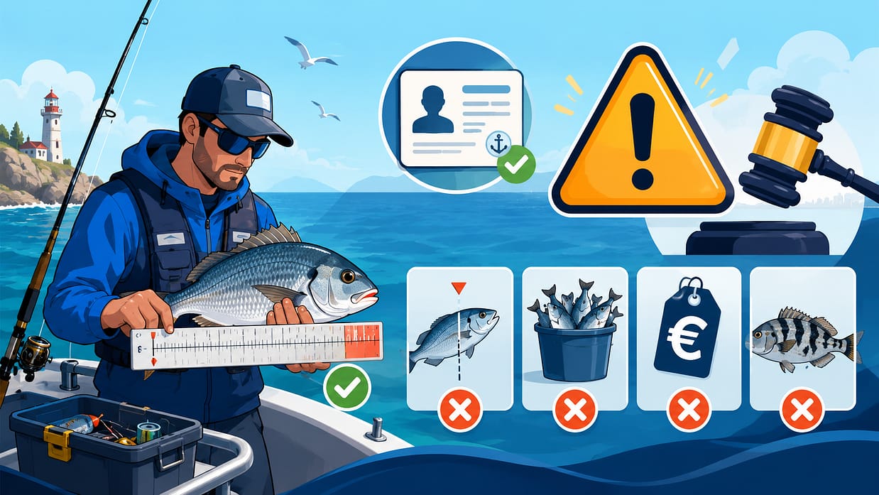 Multas en pesca recreativa